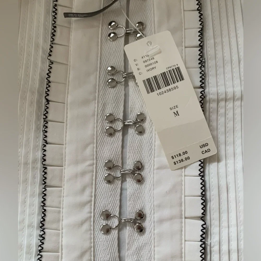 Anthropologie Puff-Sleeve Buster Blouse In: Ivory